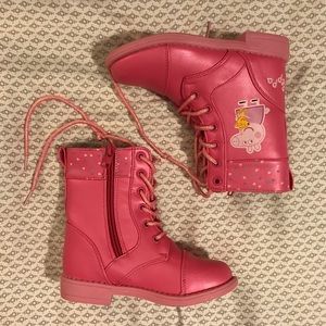 NEW Peppa Pig Kids Boots Size 10 Pink NWOT